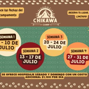 Inscripción Chikawa Camp 2026